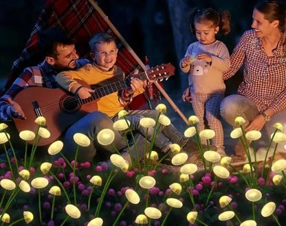 Solar LED Jellyfish Mushroom Lights for Garden -Outdoor Ground-Plug Lawn Lights